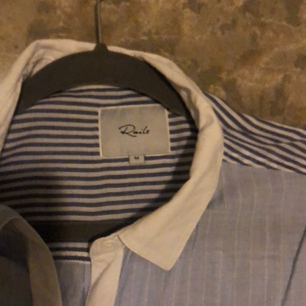 Rails Chambray Stripes Button Down - image 3